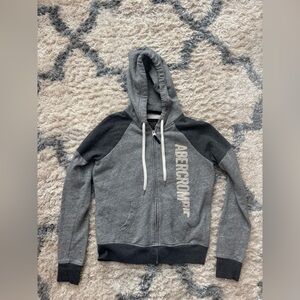 Abercrombie & Fitch Heather Gray Jacket
